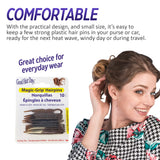 Good Hair Days Hair Pins - Plastic, U-shaped Magic Grip Hairpins, Strong Durable Pins For Fine, Thick & Long Hair, Hair Styling