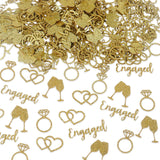 200Pcs Gold Table Confetti, Confetti Paper, Party Table Decorations, Ideal for Celebrations, Festive Events and Wedding Decorati
