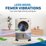 Portable Swamp Coolers - 1300 Cfm Mc18M Evaporative Air Cooler With 2-Speed Fan, 53.4 Db - 500 Sq. Ft. Coverage Evaporative Air