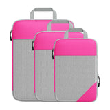 Calandis 3Pcs Compression Packing Cubes For Family Vacations Women Men Business Trips Pink | Day Packs | Hiking Backpacks | & Hi