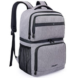 TOURIT Backpack Cooler with Double Decks, Insulated Cooling Bag for Lunch,Waterproof Lightweight for Men to Camping, Picnic, Hik