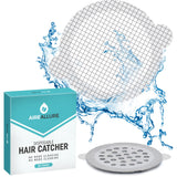 Aire Allure, 50 Pack, Disposable Shower Drain Hair Catcher Mesh Stickers