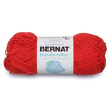 Bernat Handicrafter Cotton Solids Yarn (4) Medium Gauge 100% Cotton 1.75oz Red Machine Wash & Dry