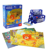 TOI Leveled Puzzles for Kids Aged 3 and Up, Toddler Puzzle Preschool Learning Jigsaw Puzzles, Large Pieces Educational Game for 