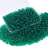 XIANNVXI Halloween Transparent Green Pony Beads 500Pcs 9mm Green Pony Beads for Bracelets Hair Braids Crafts Friendship Necklace
