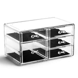 BINO | 5-Drawer Makeup Organizer, Lexington Avenue | THE MANHATTAN SERIES | Modular Design Storage Drawers | Vanity Acrylic Orga