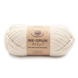 Lion Brand Yarn 843098AF ReSpun Thick & Quick Yarn, Whipped Cream