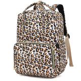 Kouxunt Leopard Laptop Backpack College Bookbag School Backpack for Women Girls, Travel Backpack 15.6 Inch Computer Backpacks