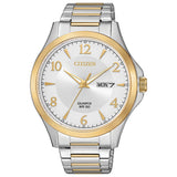 Citizen Quartz Mens Watch, Stainless Steel, Classic, TwoTone (Model: BF200554A)