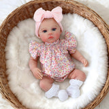 FOCKOF Realistic Reborn Baby Dolls-18 Inch Real Life Baby Dolls Girl Lifelike Baby Doll with Accessories for 3+ Years Old (Pink)