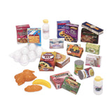 Battat- Play Circle- Shopping Cart & Grocery Set For Kids - Toy Food - Play Kitchen- Pretend Play- 3 Years + (50 Pcs)