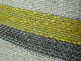Plutus Brands Plutus Ocosingo Zest Handmade Throw Pillow, 20 X 36 King, Gray/Citrine/Ivory