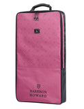 Harrison Howard Waterproof Bridle Bag Halter Bag for Horses with 3 Prong Tack Rack Sturdy Fabric Horse Tack Carry Bag Pink