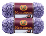 Bulk Buy: Lion Brand Homespun Yarn (2Pack) (Purple Aster #790441)