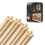 Birch Round Dowels (3/8 x 36, Pack of 20) | Variety of Diameters & Wood Species | Unfinished Wooden Dowel Rods for Crafts & DIY 