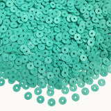 5000pcs Lake Green Clay Beads Polymer Clay Heishi Flat Round Spacer Beads for Bracelets Earring Necklace Making DIY Handmade Cra