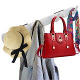 ULIBERMAGNET White Magnetic Hooks,Heavy Duty Coat Magnetic Rack,Strong Rubber Magnetic Hanger for Refrigerator,Metal Cabinet,Han