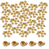 400PCS Bail Tube Beads,Gold Charms for Jewelry Making,Earring Making Supplies,Crimp Beads,Beading & Jewelry Making,Crimp Beads f