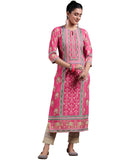 Libas Women'S Crepe Regular Kurta (29260_Peach