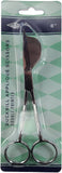 Havels Pointed Duckbill Applique Double Curve Scissors, White