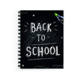 Plan To Gift Notebook A5 Plain Back To School Notebook Wire Bound Spiral Printed Pages:160 (Size A5)