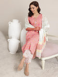 Libas Women'S Cotton Kurta Set (400079O_Pink_L)