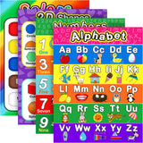 Outus Extra Large Preschool Educational Learning Posters for Kids Toddlers 17 x 22 Inch Nursery Home School Pre-K Kindergarten C