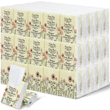 Ctosree 50 Pack Pocket Tissues Travel Packs Bulk 500 Sheet Small Tissues Pocket Packs 3 Ply Mini Travel Size Individual(Wild Flo