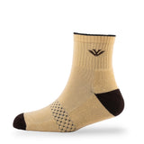 Young Wings MenS_Socks Beige Colour Cotton Fabric Design Free Size Ankle Length Casuals & Formals Wear Socks Pack Of 1 M12117