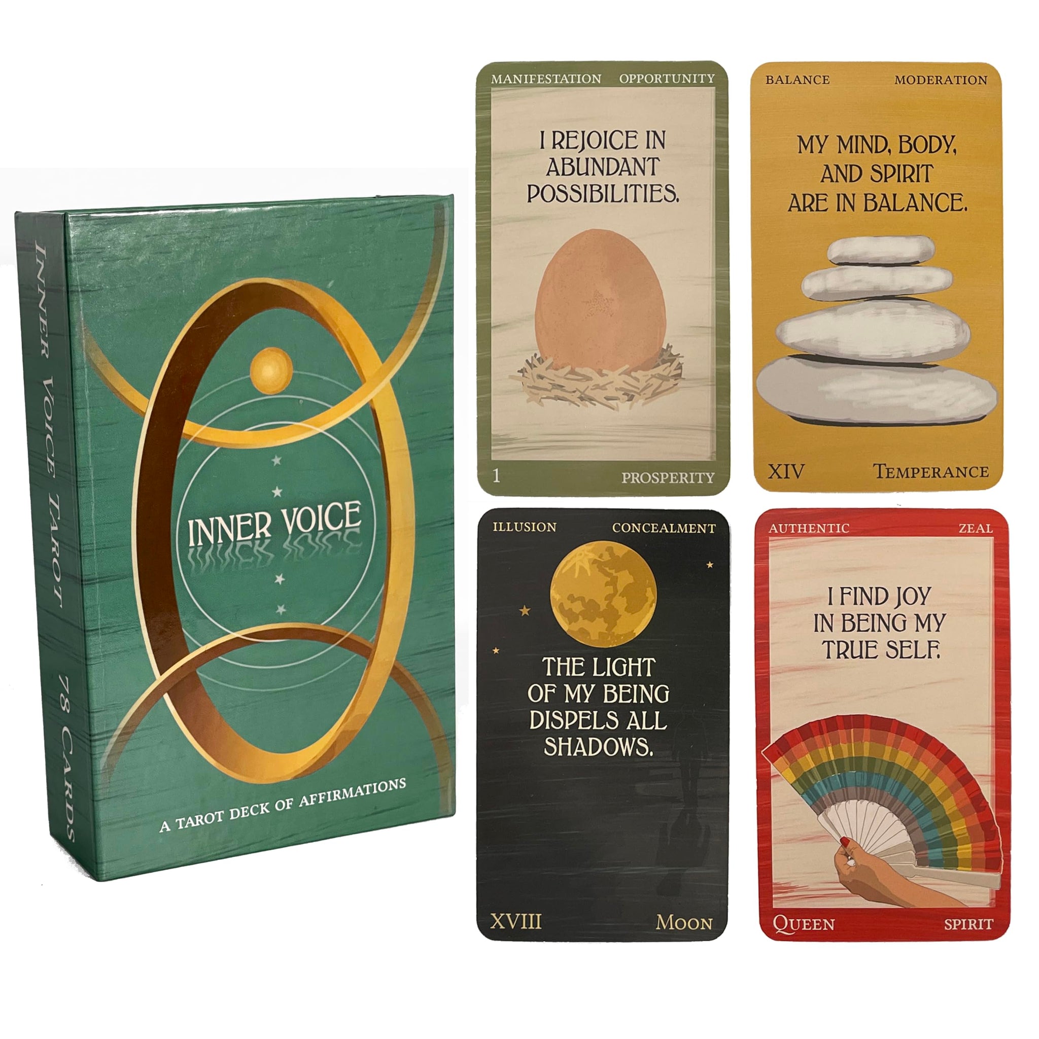 Inner Voice: A Tarot Deck of Affirmations from Unity - 78 Beautiful Cards, Unique Magnetic Box, Modern Interpretation of Classic