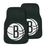 FANMATS NBA Brooklyn Nets Nylon Face Carpet Car Mat , 18x27