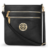 Montana West Crossbody Bags for Women Small Shoulder Travel Purses Multi Pocket Triple Crossover, Lightweight with Adjustable St