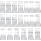 Creatrill 100 Pcs White Mini Tassels 13cm/5 Inch with Loops for Bookmarks, Jewelry Making, DIY Projects