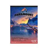 Paramount Universal Primed Premium Cotton White Canvas Pads White 12 x 16 10 Sheets Universal Double Primed Cotton Can