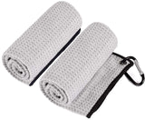 Favritt Golf Towel for Golf Bag with Clip and Accessories Set Golf Cleaning Brush Golf Club Cleaner Golf Gift for Men ,Women, Ch