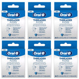 Oral-B Glide Threader Floss, 30-Count (Pack of 6)