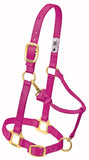 Weaver Leather Original Adjustable Chin and Throat Snap Halter M. Raspberry