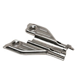 25 Pack DTC Pivot Pro Long Arm 1mm Screw on Hinge Mounting Plate, Cabinet Hinge Repair Plate for Face Frame Cabinet Application,