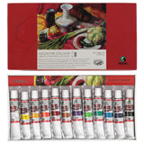 Marie's Artist Gouache Paint Sets - Highly Pigmented Gouache for Painting, Artists, Illustrators & Designers - Set of 12 Assorte