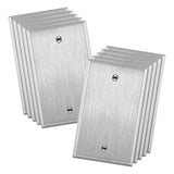 ENERLITES Blank Device Metal Wall Plate, Stainless Steel Blank Outlet Covers, Corrosion Resistant, Standard Size 1Gang 4.50 x 