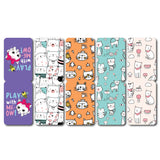 woopme Set of 5 Magnetic Play with Me Bookmark for Book Lovers Readers Students Gift Magnetic Page Clips Folding