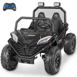 ELEMARA 2 Seater Ride on Car with Remote for Kids,24V 10AH Battery Operated UTV Car Toy, 4WD 4.5mph Side by Side Electric Vehicl