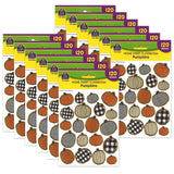Home Sweet Classroom Pumpkins Stickers, 120 Per Pack, 12 Packs