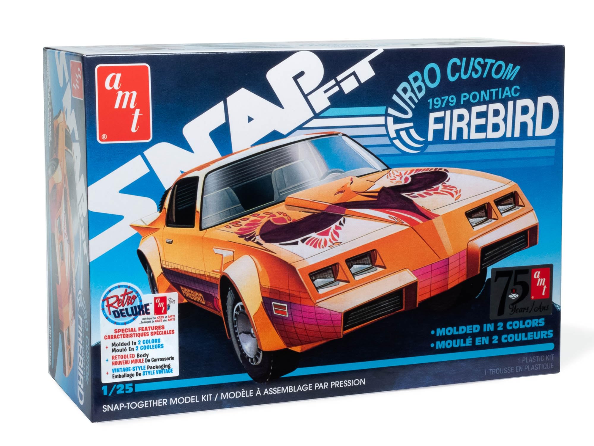 Amt 1979 Pontiac Firebird Turbo Custom (Snap) 1:25 Scale Model Kit