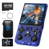 R36MAX Retro Handheld Game Console, 4.0 Inch 720x720 IPS Screen, 64GB Built-in 18,000+ Classic Game, Portable Hand Held Open Sou