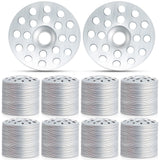 800 Pcs 1 Inch Plaster Wall Repair Washers Zinc Metal Washer for Screws Profile Flat Ceiling Repair Rings Plaster Buttons for Wa