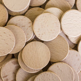 Super Z Outlet Round Unfinished 1.5 Wood Cutout Circles Chips for Arts & Crafts Projects, Board Game Pieces, Ornaments (200 Coun