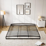 IDEALHOUSE Low Profile King Bed Frame, 6 Inch Heavy Duty Metal King Size Platform Bed Frame, Mattress Foundation with Steel Slat