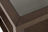 Jofran Inc. Urban Icon Glass Inlay End Table With Storage