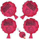 4E's Novelty 4-Pack Large Self-Inflating Whoopee Cushions, 7-Inch Whoopie Cushion Uses for Prank Cushion Toys for Kids & Adults,